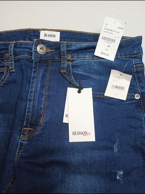 Hudson Jeans Kids Jude Original Skinny Slim Straight Jeans Size 18